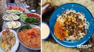 غذاهای لذیذ اقامتگاه بوم گردی کومه - بهشهر - خلیل شهر